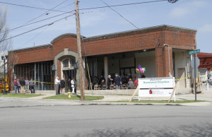  Associated Charities is relocating to a new location in the old Steiner building at 240 Cleveland Ave., where a ceremonial groundbreaking took place Wednesday. When finished, the new location will have handicap access for older volunteers and clients, more storage and more parking space. 